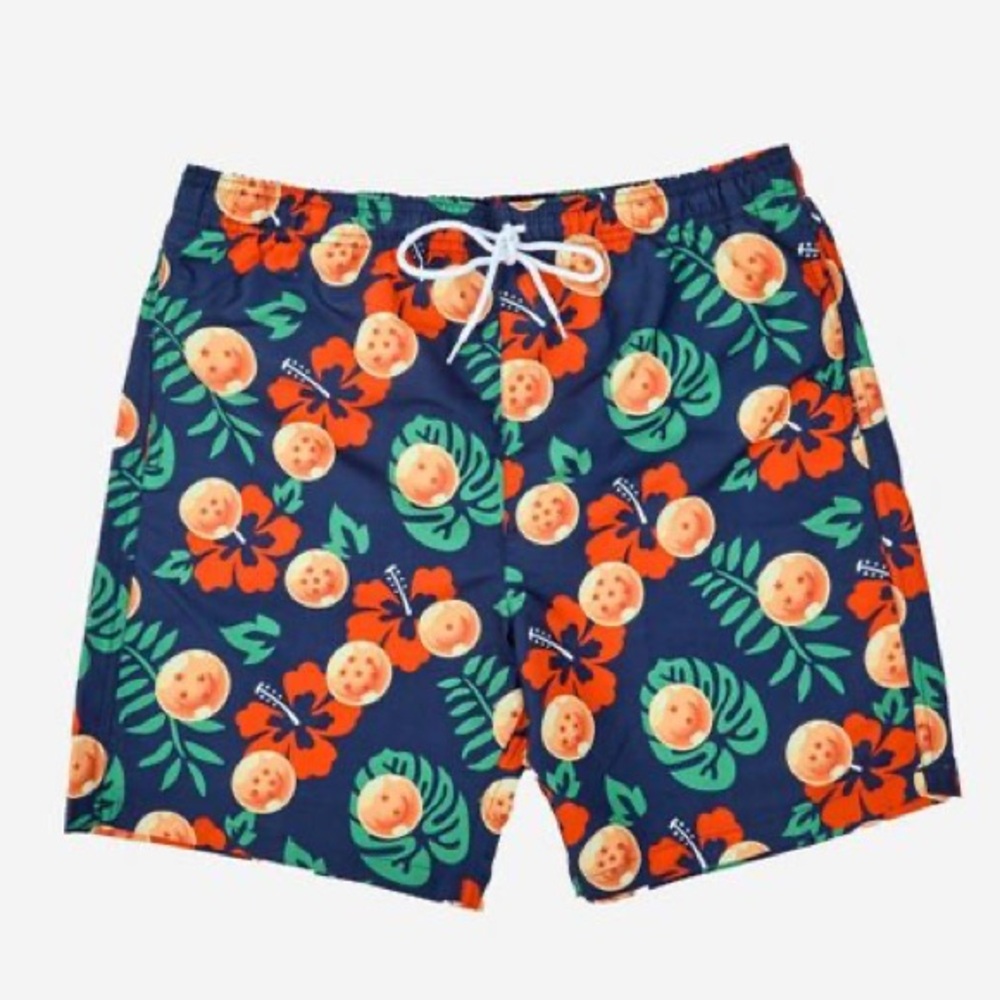 Men's 7" Dragon Ball Z Swim Shorts XL Extra Large NWT BNWT